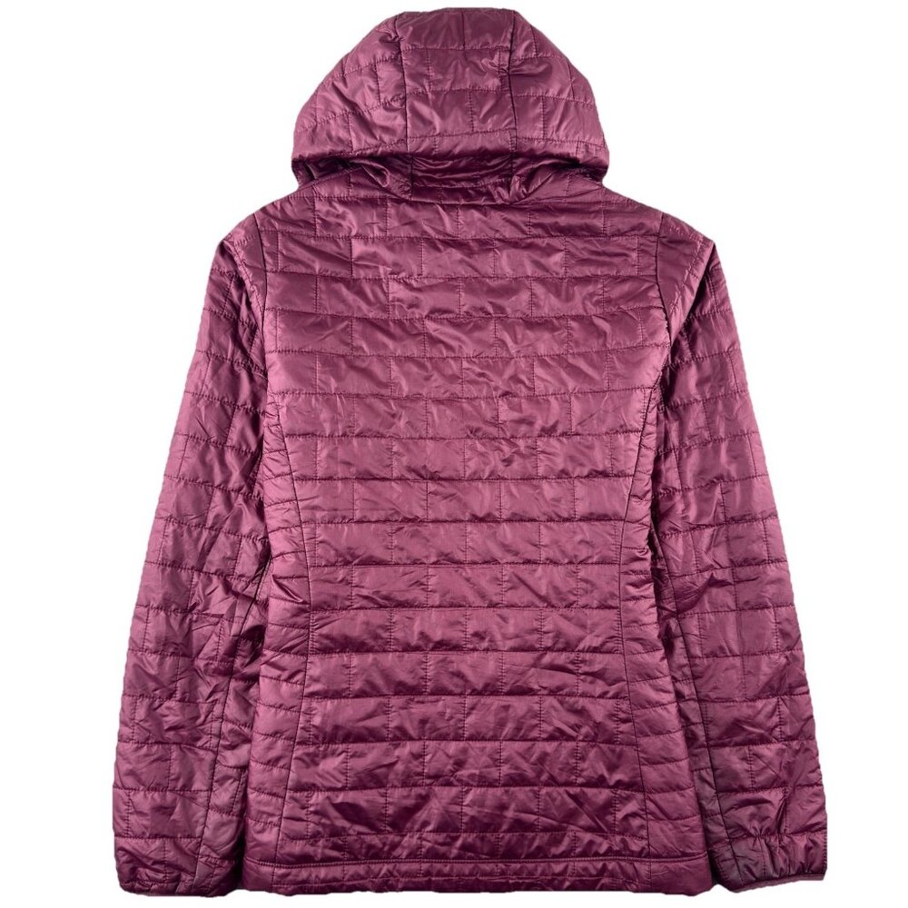 Patagonia Nano Puff Insulated Hoody Women’s XL Burgundy 84227 Quilted Gorpcore - Picture 2 of 12